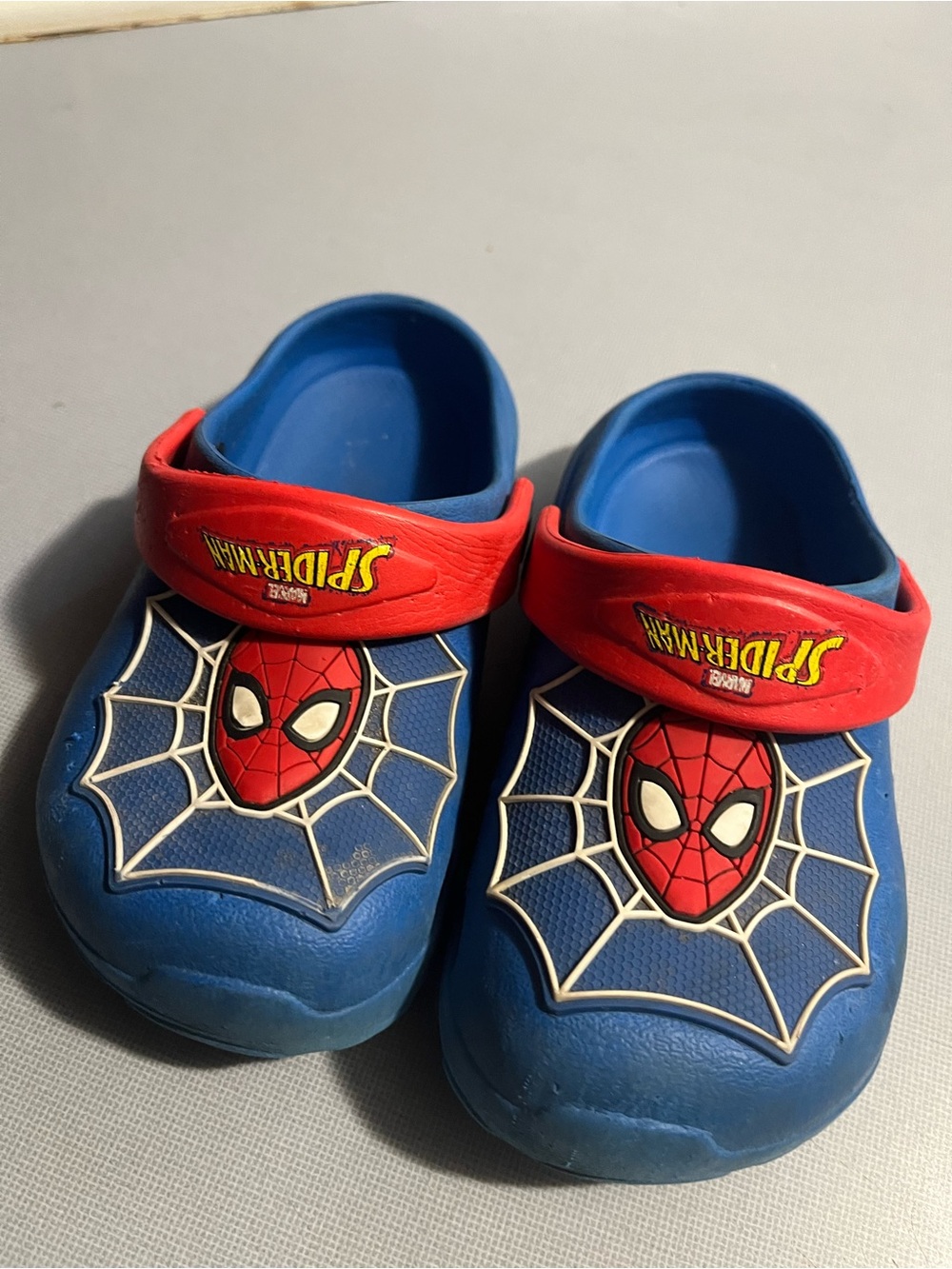 Marvel Spider-Man Blue and Red Kids Clogs